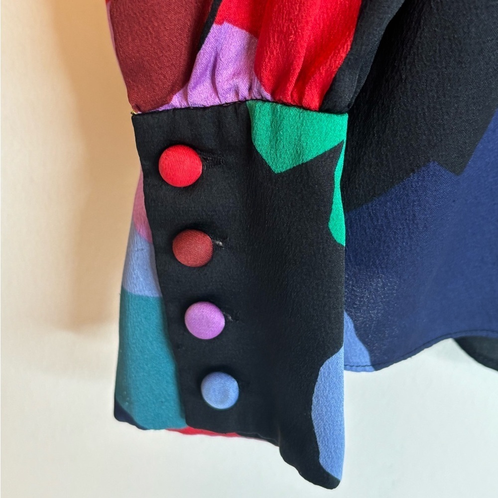 KATE SPADE FLORAL BLOUSE - Picture 4 of 6